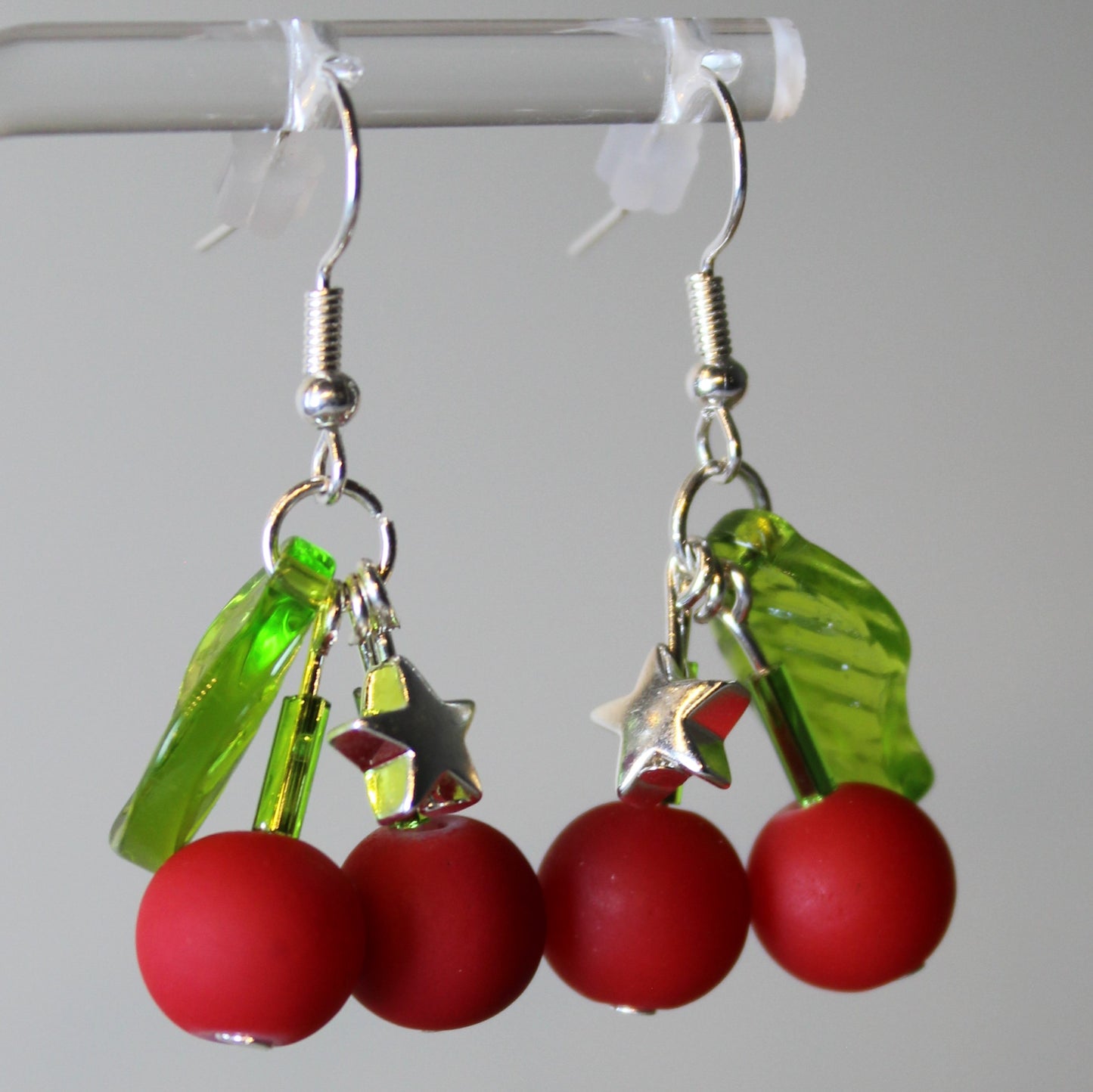 the mini cherry earrings